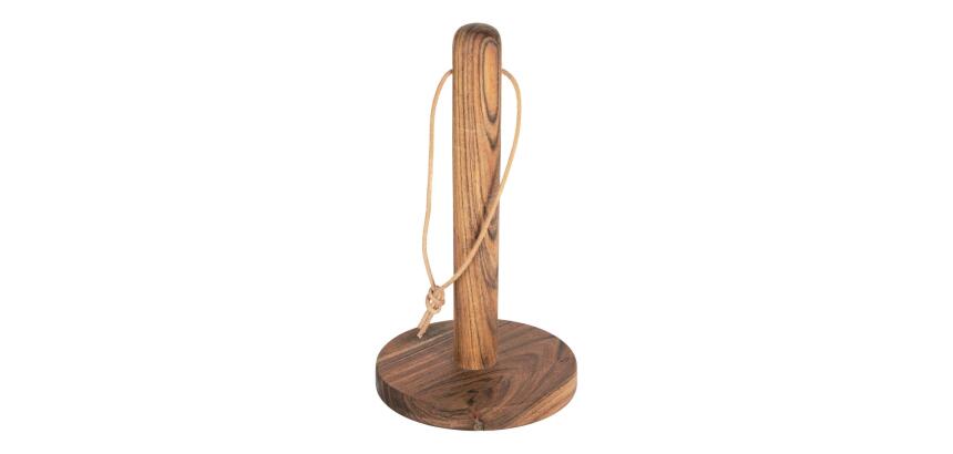 Portarrollos de papel de cocina Ema madera maciza acacia