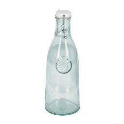 Tsiande glazen fles transparant 100% gerecycled