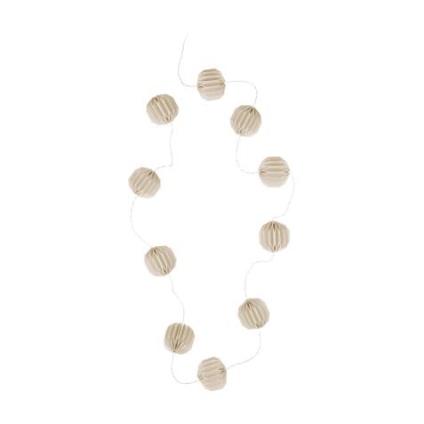 Yulia beige string LED lights 2,5 m