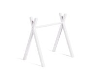 Gimnasio infantil tipi Maralis de madera maciza de haya con acabado blanco