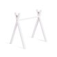Gimnasio infantil tipi Maralis de madera maciza de haya con acabado blanco