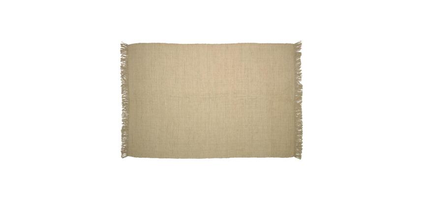 Alfombra Siria 100% yute beige 160 x 230 cm