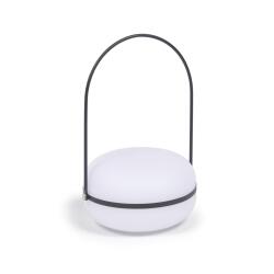 DE_Lampe de table Tea en polyéthylène et métal avec finition noire