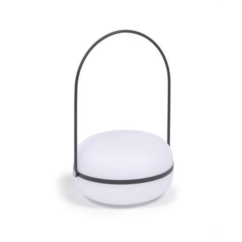 Lampe de table Tea polyéthylène et métal finition noire