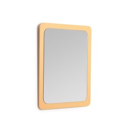 Miroir Velma en MDF jaune moutarde 47 x 57 cm