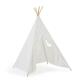 Miris 100% multicolour cotton tipi with solid pine wood legs