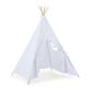 Tipi Darlyn 100 % coton bleu et pieds en bois massif de pin