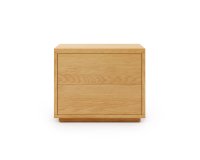 Mesita de noche Abilen de chapa de roble 53 x 44 cm FSC 100%