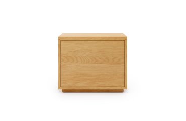 Mesita de noche Abilen de chapa de roble 53 x 44 cm FSC 100%