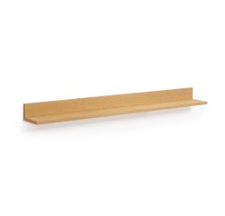 Estante Abilen de chapa de roble 120 x 15 cm  FSC 100%