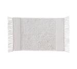 Alfombra de baño Nilce 100% algodón blanco 40 x 60 cm