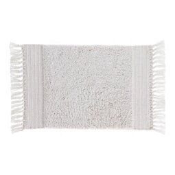 Tapis de bain Nilce blanc 40 x 60 cm