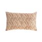 Uriana 100% cotton cushion cover in brown and yellow 30 x 50 cm