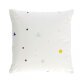 DE_Housse de coussin Miris 100% coton pois et triangles multicolore 45 x 45 cm