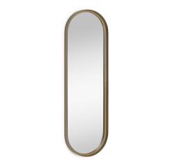 Espejo de pared Tiare metal dorado 31 x 101 cm