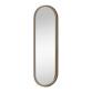 Espejo de pared Tiare metal dorado 31 x 101 cm