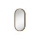 Tiare gold metal wall mirror 31 x 61,5 cm