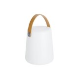 Dialma table lamp with brown flex