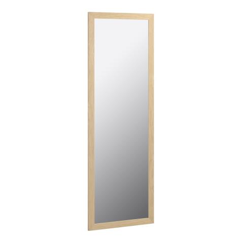 Miroir Wilany 52,5 x 152,5 cm avec finition naturelle