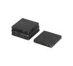 Lot Johana de 4 dessous de verre en marbre