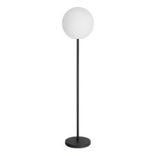 Outdoor Dinesh floor lamp in black steel