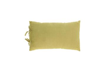 Housse de coussin Tazu 100% lin vert 30 x 50 cm