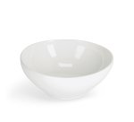 Bol redondo grande Pahi de porcelana blanco