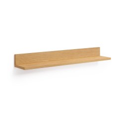 Estante Abilen de chapa de roble 80 x 15 cm  FSC 100%