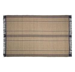 Alfombra Brunilda negro y marrón 200 x 300 cm