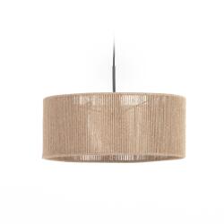 DE_Abat-jour pour suspension Crista en jute finition naturelle Ø 47 cm