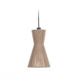 Crista jute light shade with natural finish Ø 24.5 cm