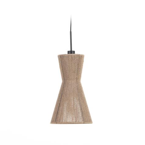 Abat-jour pour suspension Crista en jute finition naturelle Ø 24,5 cm