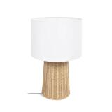 DE_Lampe de table Kimjit en rotin finition naturelle