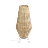 Lampe de table taille moyenne Kamaria en rotin finition naturelle