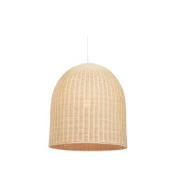 Druciana rattan ceiling light shade with natural finish Ø 60 cm