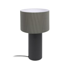 Domicina table lamp in metal with black and grey finish