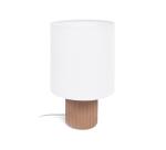 Eshe table lamp in ceramic with terracotta and white finish