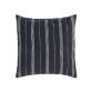 Adalgisa cotton cushion cover with black and white stripes 45 x 45 cm