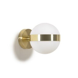 Anasol metal wall sconce with gold finish