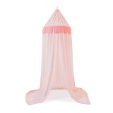 Ciel de lit enfant Carelene 100% coton rose