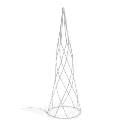 Shirly light-up tree cone in grey