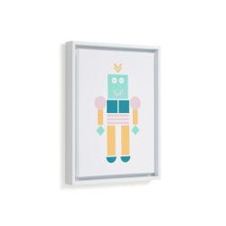 DE_Tableau Julisa robot multicolore 30 x 40 cm