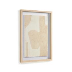 Nannete picture with geometric shapes in beige 50 x 70 cm