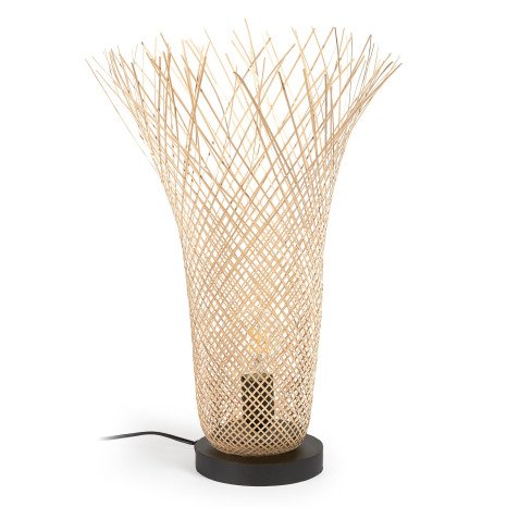 Lampe de table Citalli bambou finition naturelle