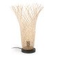 Lampe de table Citalli bambou finition naturelle