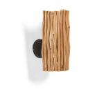 Aplique Crescencia de madera con acabado envejecido