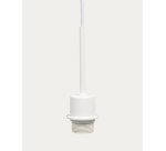 Monture pour suspension Fulvia en métal peint blanc
