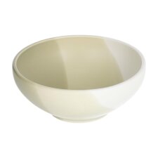 Bol grand Sayuri porcelaine 2 L , vert et blanc