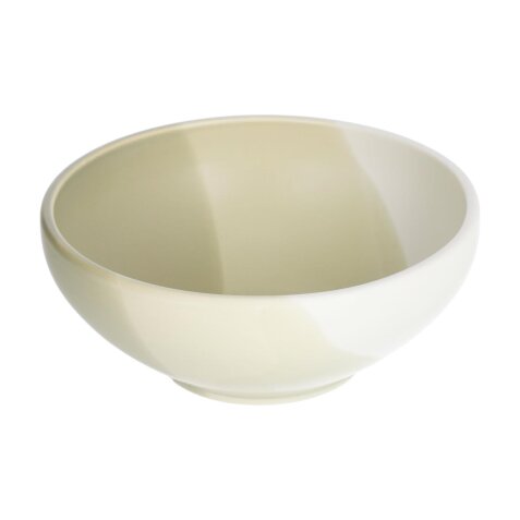 Bol grand Sayuri porcelaine 2 L , vert et blanc