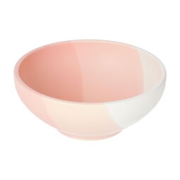 Bol Sayuri porcelaine 2 L, rose et blanc